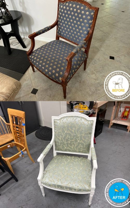 change the color of a fabric chair
