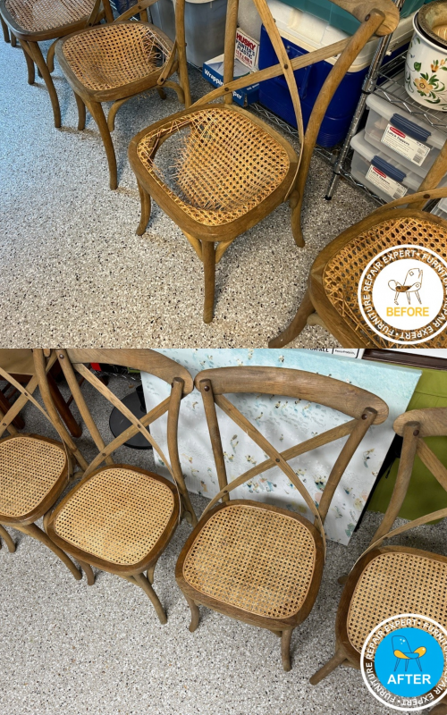 Our skilled craftsmen specialize in repairing and refurbishing retro chairs