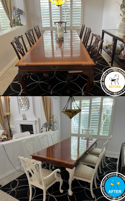 Transforming an Oak Dining Set: A Fresh New Look