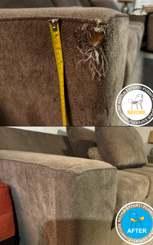 A Client’s Beloved Sofa Saved by Our Team